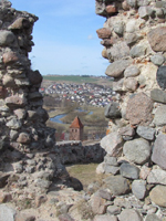 Kurzętnik widok z góry zamkowej